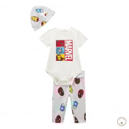 Комплект BluKids Organic Cotton Боди Шапка Брюки Marvel Hero, р. 56