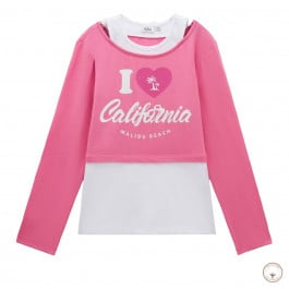 Комплект BluKids Better Cotton Джемпер Майка California Love, р. 146