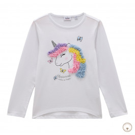 Джемпер BluKids Bio Cotton Makes me happy, р. 134