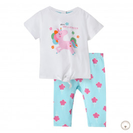 Комплект BluKids Bio Cotton Футболка Леггинсы Mini Influencer, р. 80