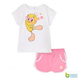 Комплект BluKids Bio Cotton Футболка Шорты Dancing duck, р. 80