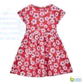 Платье BluKids Better Cotton Fire Flowers, р. 110
