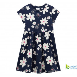 Платье BluKids Better Cotton Dark Flowers, р. 110