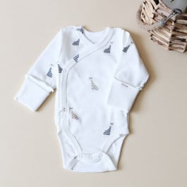 Боди Flamіngo Giraffe White р. 56