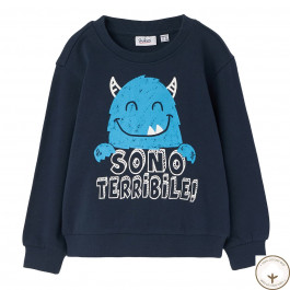 Cвитшот BluKids Better Cotton Monster blue, р. 92