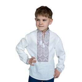 Вышиванка Piccolo Тадей коричневый, р. 134