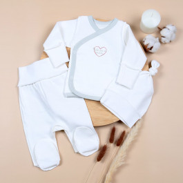 Комплект Flamingo Распашонка Брюки Шапочка 445-105 Milk, р. 62