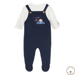 Комплект BluKids Bio Cotton Комбинезон и футболка 6237828, р. 50