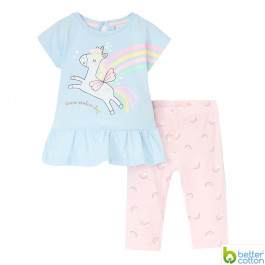 Комплект Blukids Better Cotton Футболка Леггинсы 6387162, р. 80