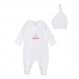 Комплект Flamingo Человечек Шапочка 130-212 Milk, р. 62
