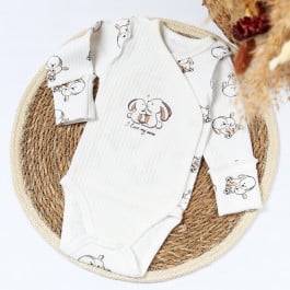 Боди Flamingo 146-118 Milk, р. 56