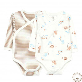 Набор боди Blukids Bio Cotton 6465647, 2 шт., р. 56