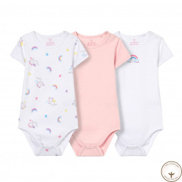 Набор боди Blukids Bio Cotton 6469432, 3 шт, р. 80