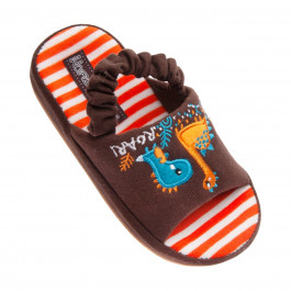 Тапочки Home Story Dinosaur friends brown, р. 25