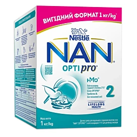 Суміш молочна суха Nan 2 Optipro з олігосахаридом 2'FL3, 1 кг