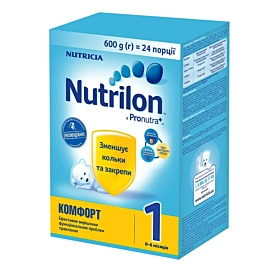 Суміш молочна Nutrilon Комфорт 1, 600 г