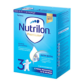 Суміш молочна суха Nutrilon Premium + 3, 800 г