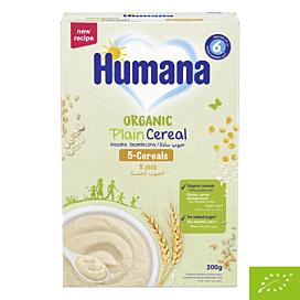Каша безмолочна Humana organic 5 злаків 200 г