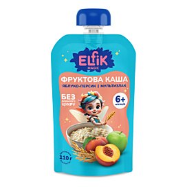 Каша мультизлакова Elfik Magic Яблуко Персик 110 г