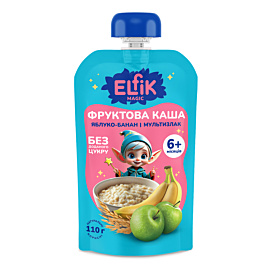 Каша мультизлакова Elfik Magic Яблуко Банан 110 г