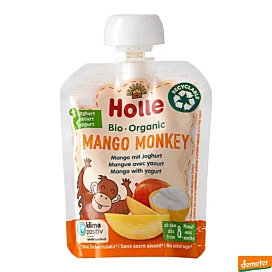 Пюре органічне Holle Mango Monkey Манго Йогурт 85 г