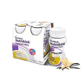 Харчовий продукт для спеціальних медичних цілей Nutricia Nutridrink Compact Fibre Vanilla flavour 4х125 мл