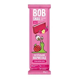 Мармелад Bob Snail Груша Малина Буряк, 38 г