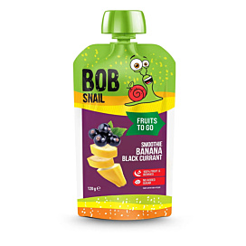Фруктове пюре Bob Snail Смузі Банан-Чорна Смородина 120 г