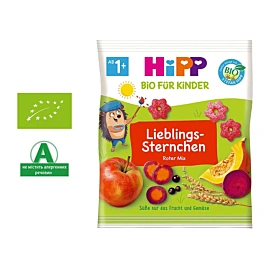Органічний мультизлаковий снек HiPP з фруктово-овочевим міксом 30 г