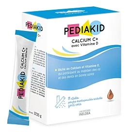Натуральний засіб в стіках Pediakid Calcium C+, 14х2, 595 г
