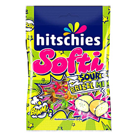 Жувальні цукерки Hitschies Softi Sour brizzl Mix 90 г
