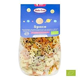 Макарони органічні Dalla Costa Baby Space tricolor 200 г