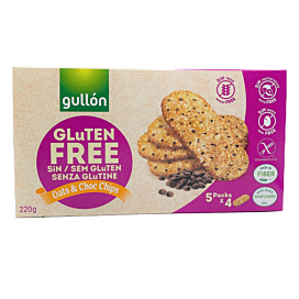 Печиво Gullon Вівсяне Desayuno Choc-chips 220 г