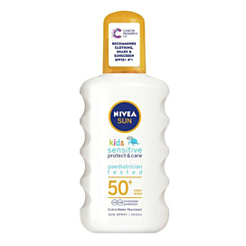 Спрей для засмаги Nivea Sun Kids Sensitive SPF 50+ 200 мл