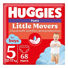 Підгузки-трусики Huggies Pants Box Little Movers Boys 5 (12-17 кг), 68 шт
