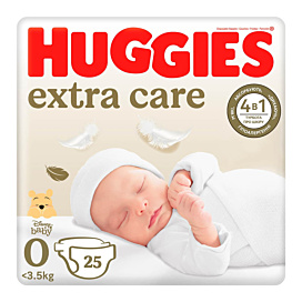 Підгузки Huggies Extra Care Convy 0 (< 3,5 кг) 25 шт
