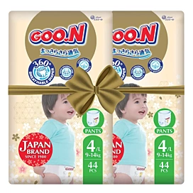 Трусики-підгузки GOO.N Premium Soft 9-14 кг (L) 88 шт