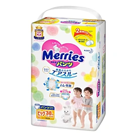 Підгузки-трусики Merries XL (12-22 кг) 38 шт