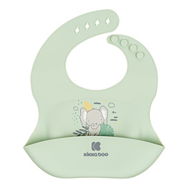 Силіконовий нагрудник Kikka boo Savanna Friends Mint