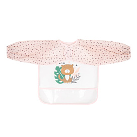 Нагрудник з рукавами KikkaBoo ЕVA Savanna Pink