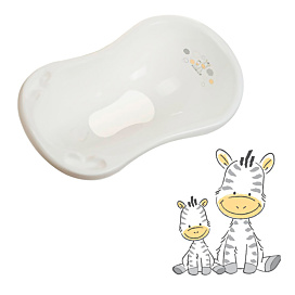 Ванночка Maltex Baby Зебра White 84 см