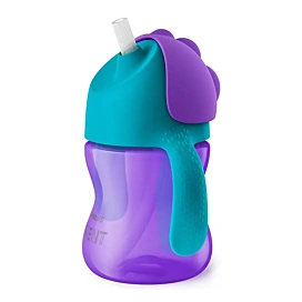 Чашка з трубочкою Avent Violet 210 мл