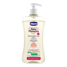 Шампунь-гель Chicco міцелярний Baby Moments Без сліз 500 мл