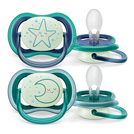 Пустушки Philips Avent Ultra air night 6-18 міс 2 шт