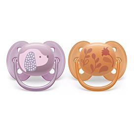 Набір пустушок Philips Avent Ultra Soft 6-18 місяців, 2 шт
