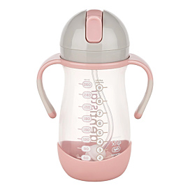 Пляшечка з трубочкою Dentistar Happy Healthy Pink 260 мл