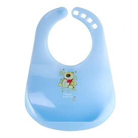 Нагрудник пластиковий Canpol babies Bear Boy