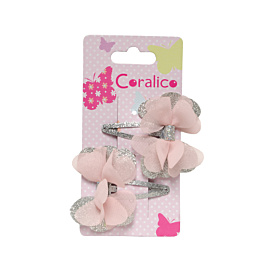 Набір шпильок Coralico Silver Pink 2 шт