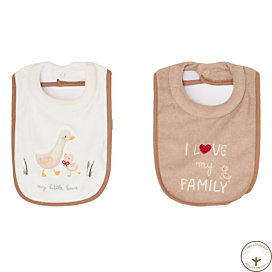 Набір слинявчиків Blukids Bio Cotton Family 2 шт
