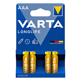 Батарейка Varta Longlife AАА BLI 4 Alkaline